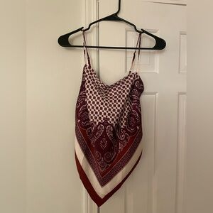 Bandana Tie Back Top